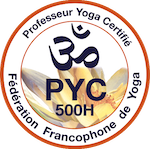 Logo professeur de yoga certifié PYC 500 heures